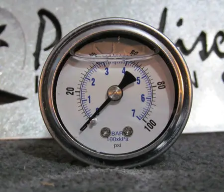 0-100 Psi Fuel Pressure Gauge 1