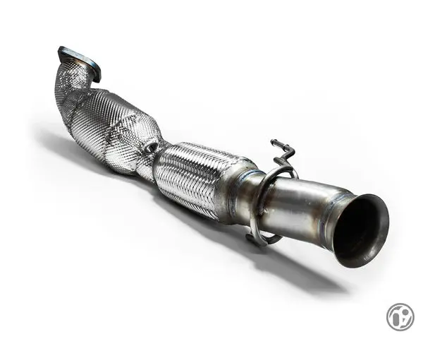 09 Design - 09D 76Mm Fast Flow Downpipe With 200 Cell High Flow Ece Cat [Focus Rs Mk3] 1
