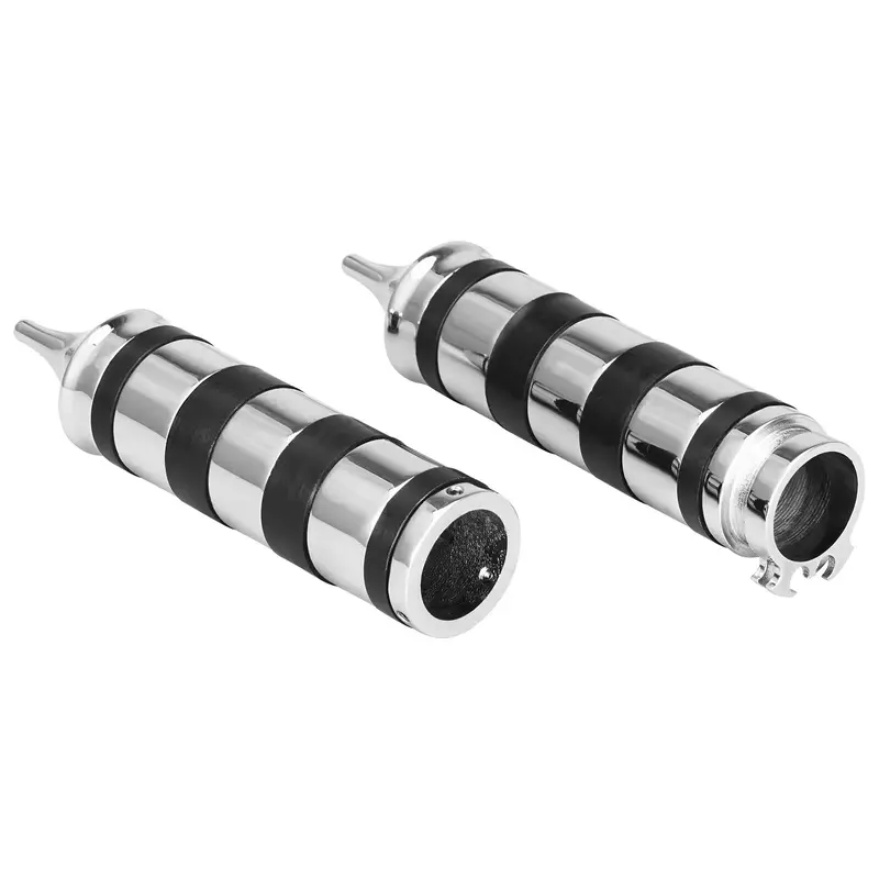 1'' Pair Motorcycle Hand Grips Cable Throttle Handle For Harley Honda Cruiser 1