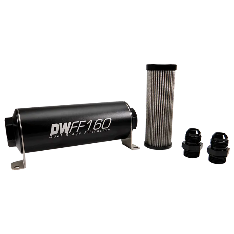 10An, 10 Micron, 160Mm In-Line Fuel Filter Kit 1
