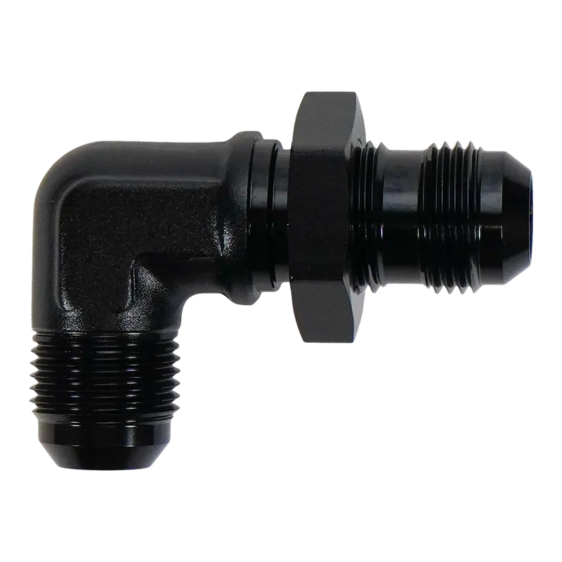 10An Male Flare Bulkhead 90-Degree (With Nut) 1