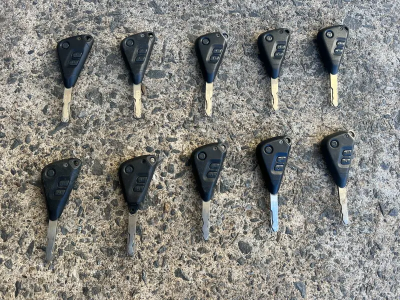 10X Genuine Subaru Impreza Liberty Wrx 06-14 Factory Button Keys Fob Immobiliser 1