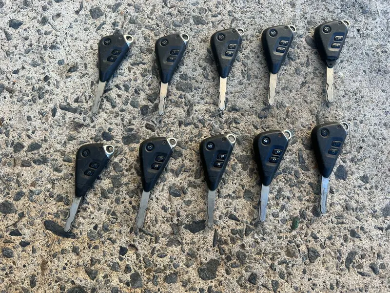 10X Genuine Subaru Liberty 2003 - 2006 Factory Button Keys Fob Immobiliser 1