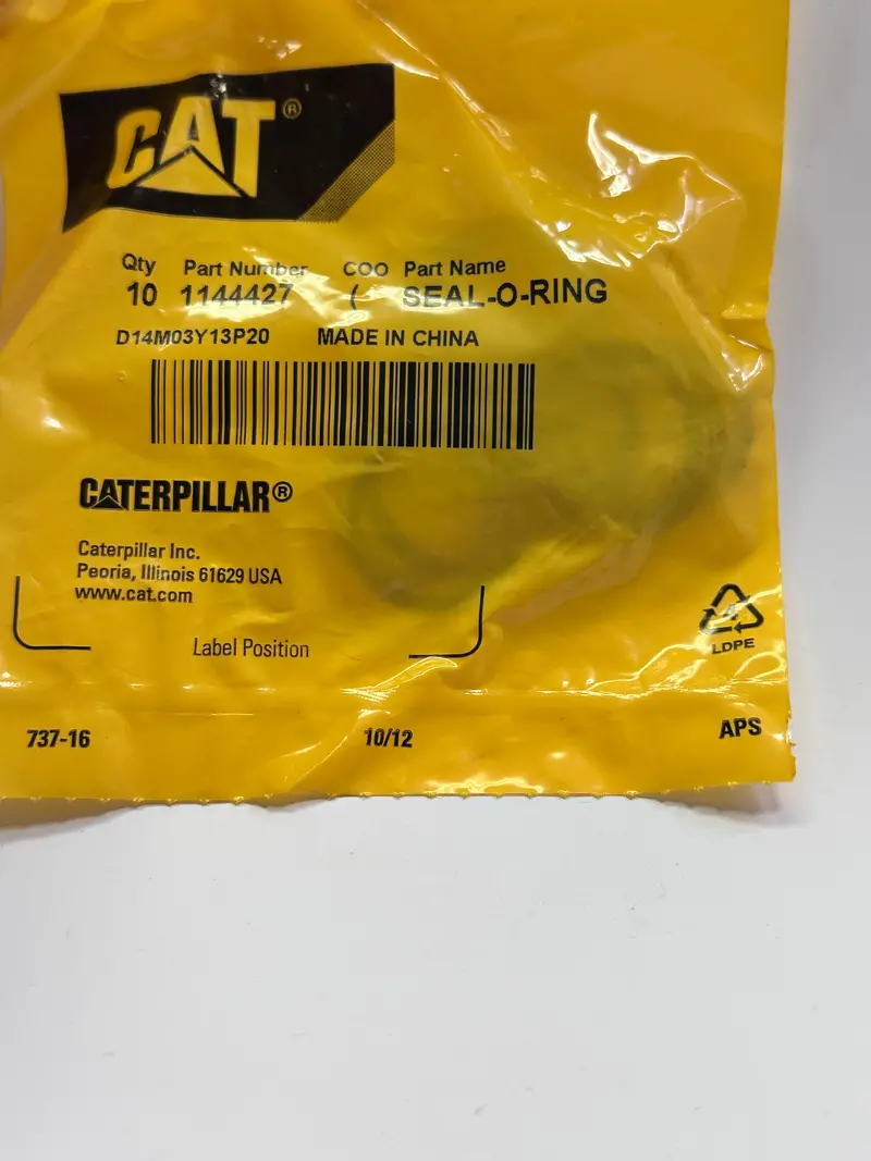 114-4427 78A Hnbr O-Ring, Bag Of 10 - Genuine Cat Part 2