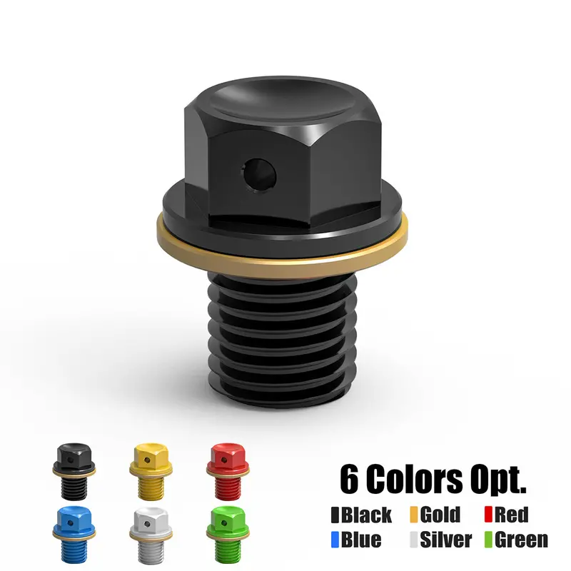 12Mm P1.5 Magnetic Oil Drain Plug Bolt Dirt/Street Bike 1