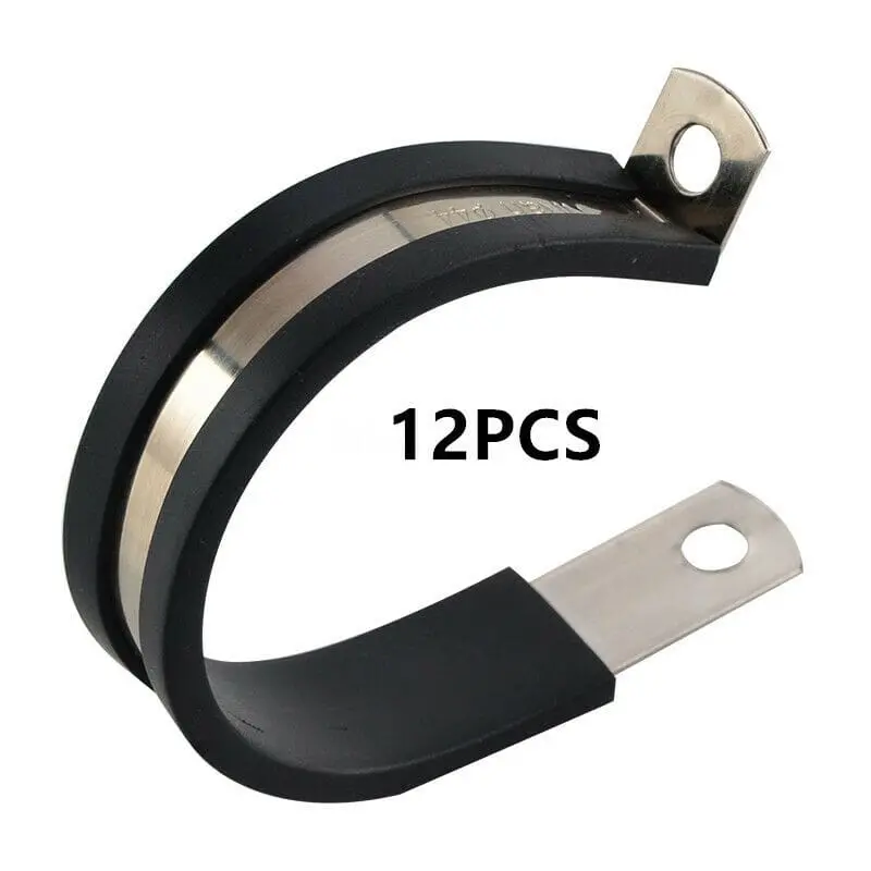 12Pcs 1.75" Roll Cage Bar Clamp Windshield Speaker Mounts For Polaris Ranger Utv 1