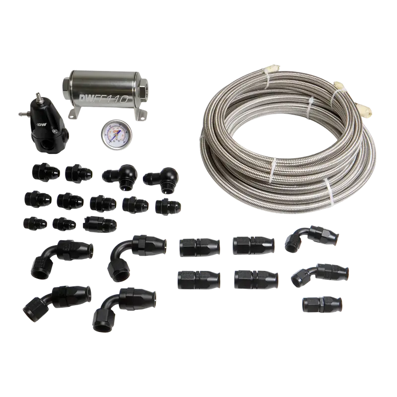 1992-2006 Bmw 3-Series E36/E46 8An Ptfe Stainless Plumbing Kit 1