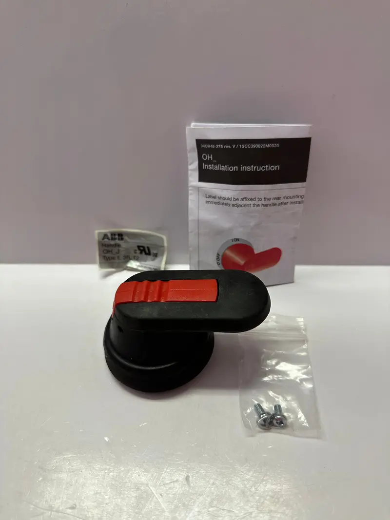 1Sca022380r9660 Abb Ohb65j6 Black Rotary Handle 1