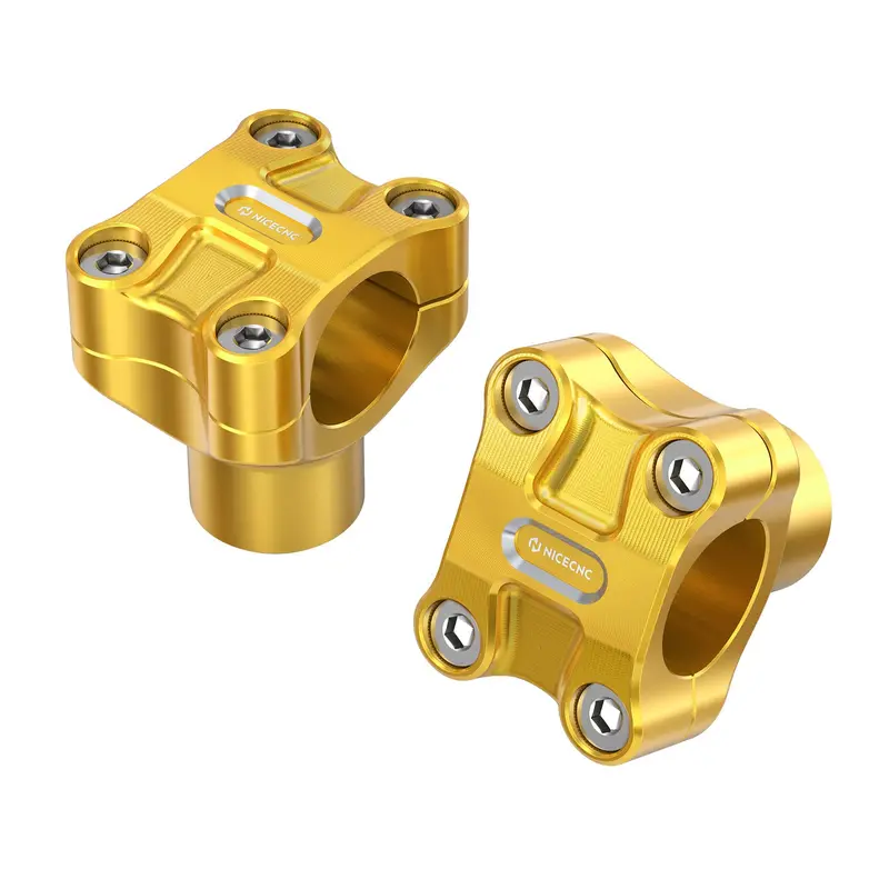 2" Handlebar Risers For Harley Dyna Low Rider Street Bob Super Glide 1.25" Bar 3