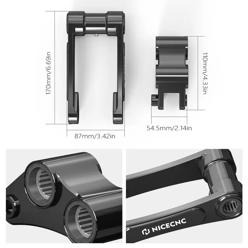 2'' Rear Suspension Drop Lowering Link Kit For Husqvarna 701 Enduro Supermoto 16-24 2