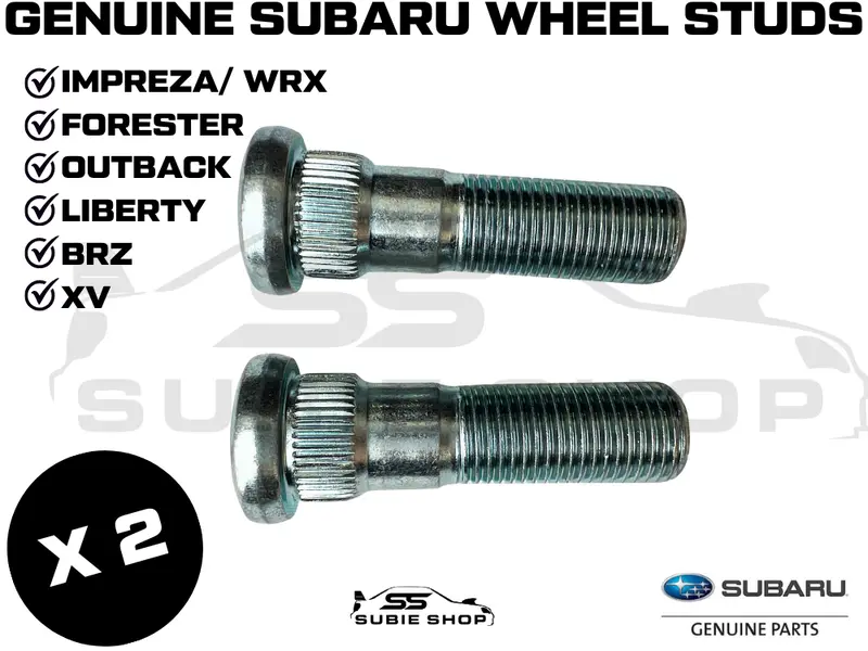 2 X Genuine Subaru Liberty Forester Outback Impreza Brz Xv Wheel Bolt Stud Lug 1