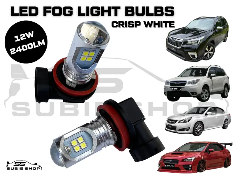 2 X Led Fog Light Bulb Lamp Kit For 09 - 21 Subaru Impreza Wrx Liberty Forester 1