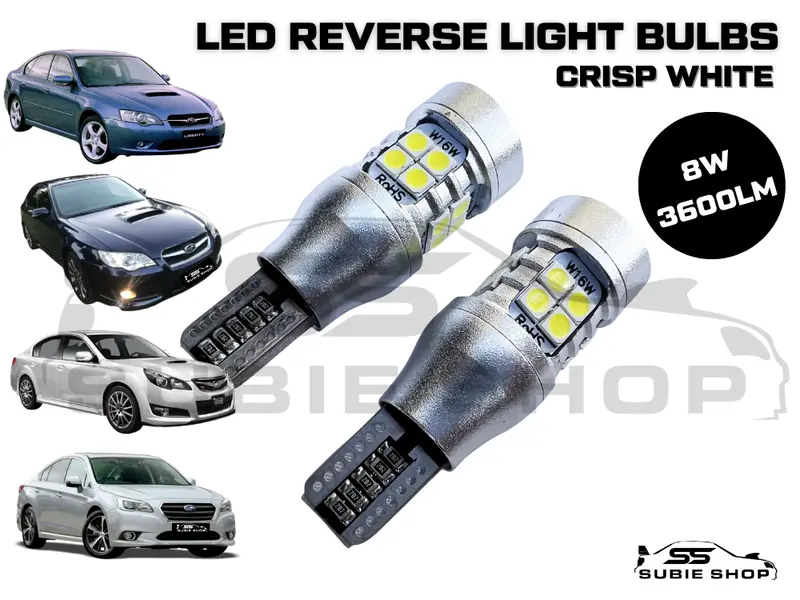 2 X Led Reverse Light Bulb Lamp Kit For 05 - 19 Subaru Liberty Gen4 Gen5 Legacy 1