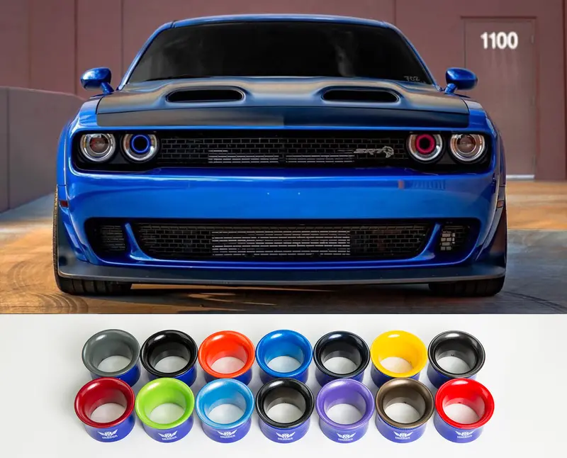 2015-2023 Mopar Colors Dodge Challenger Headlight Intake Rings 1