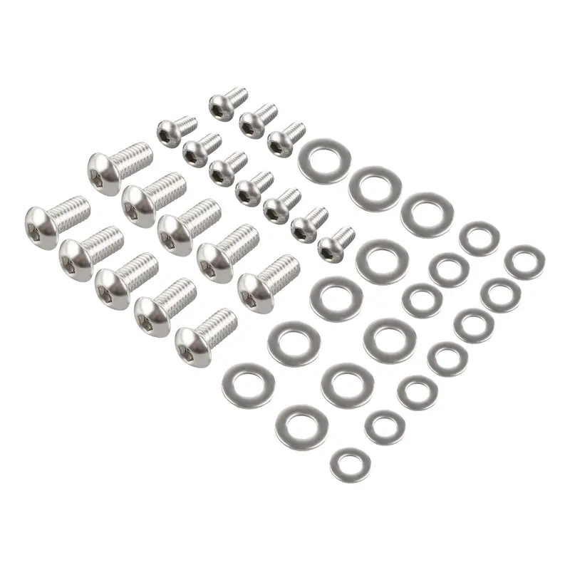 20Pcs Atv Muffler Exhaust Mount Bolts Washers Kit For Yamaha Banshee 350 1