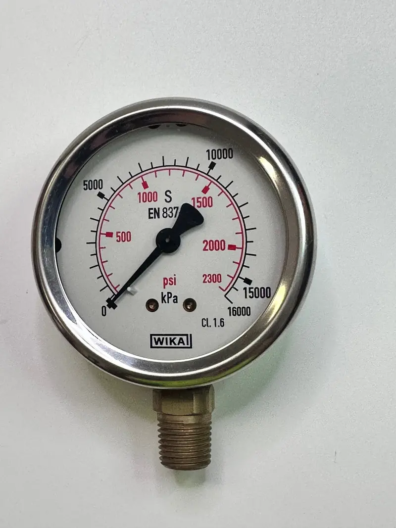 213.53.063 Wika Liquid Filled Pressure Gauge 0-16000Kpa 1