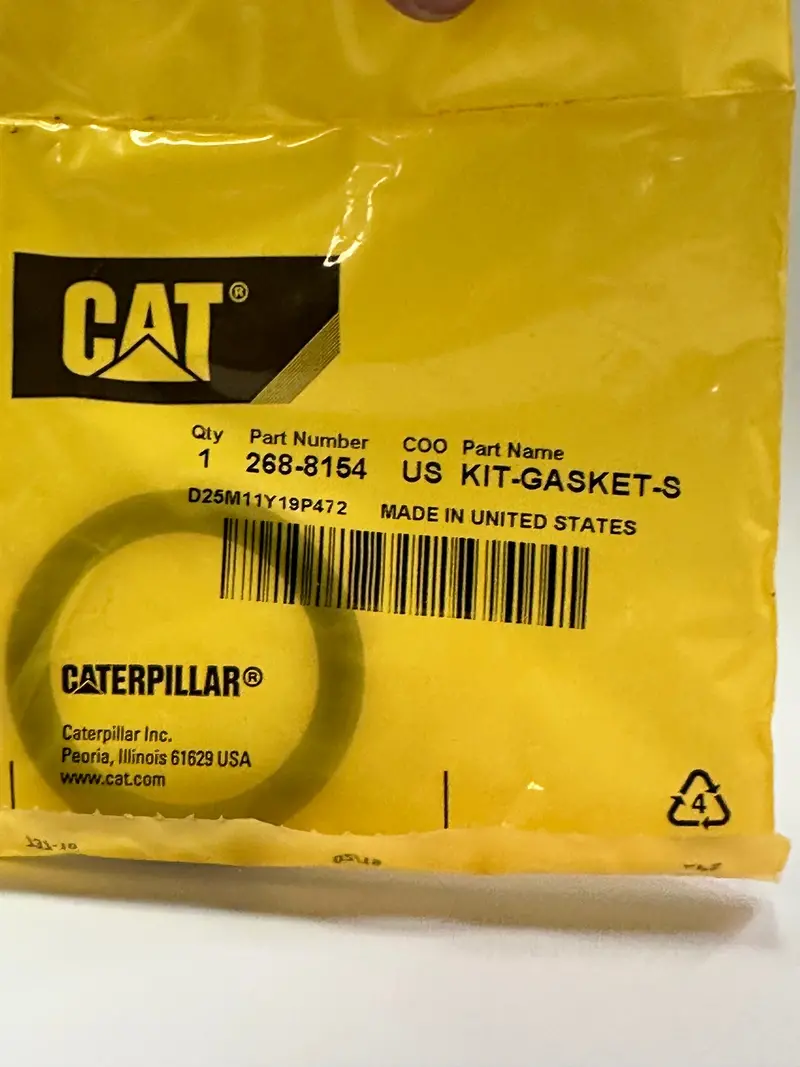 268-8154 Single Fuel Injector Install Gasket Kit - Genuine Cat Part 2