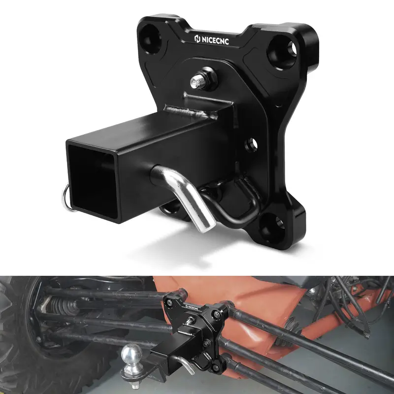 28Mm Utv Rear Radius Rod Plate With 1500 Lbs Hitch Receiver Tool Kit For Can Am X3 1