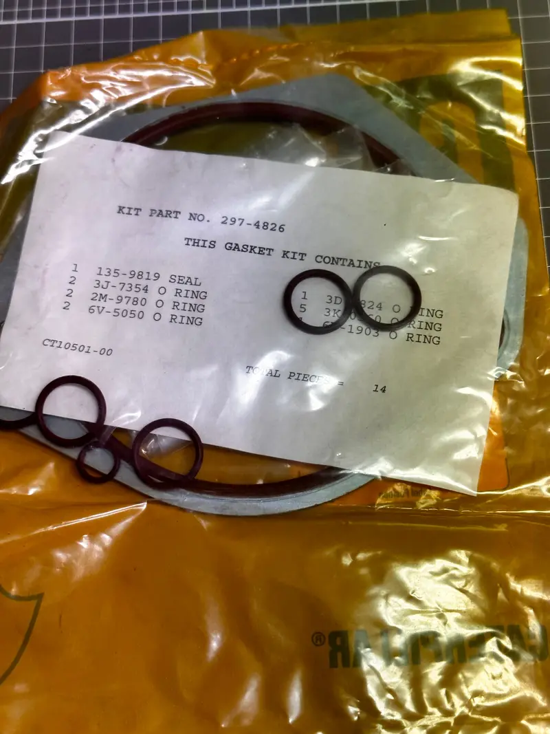 297-4826 Air Compressor Install Kit - Genuine Cat Part 1