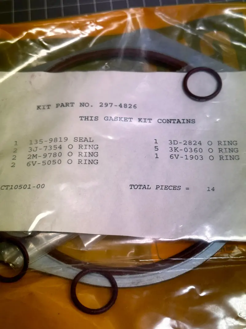 297-4826 Air Compressor Install Kit - Genuine Cat Part 2