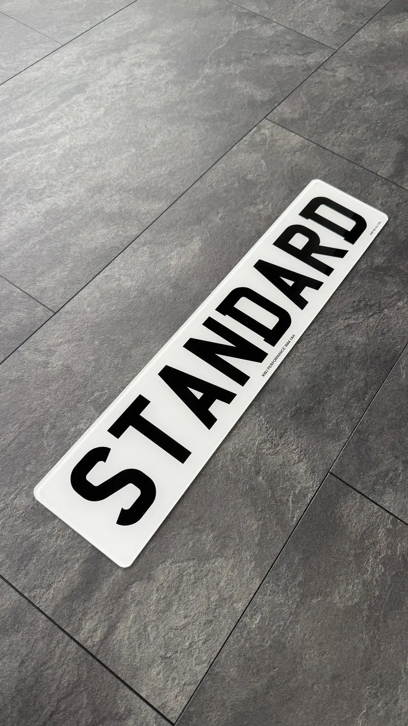 2D Standard Printed Number Plates 1