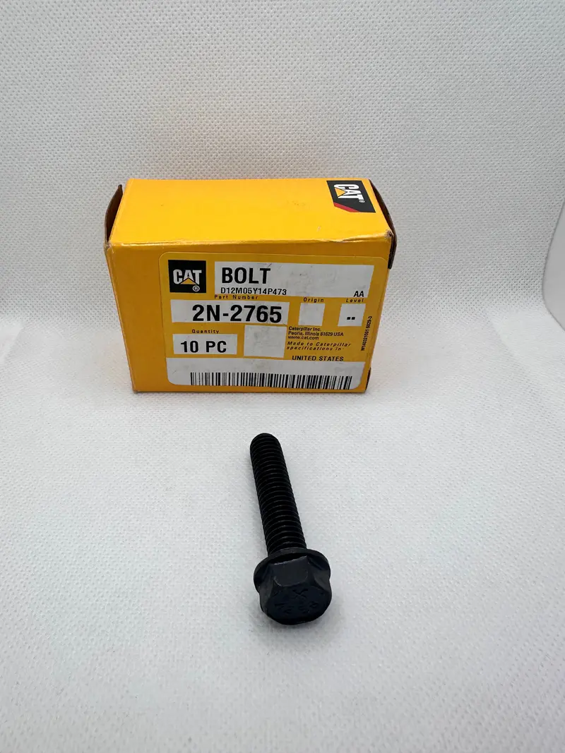 2N-2765 Stainless Steel Hex Flange Head Bolt 3/8" - 16 X 1 3/4" - Genuine Cat Part Box Of 10 1