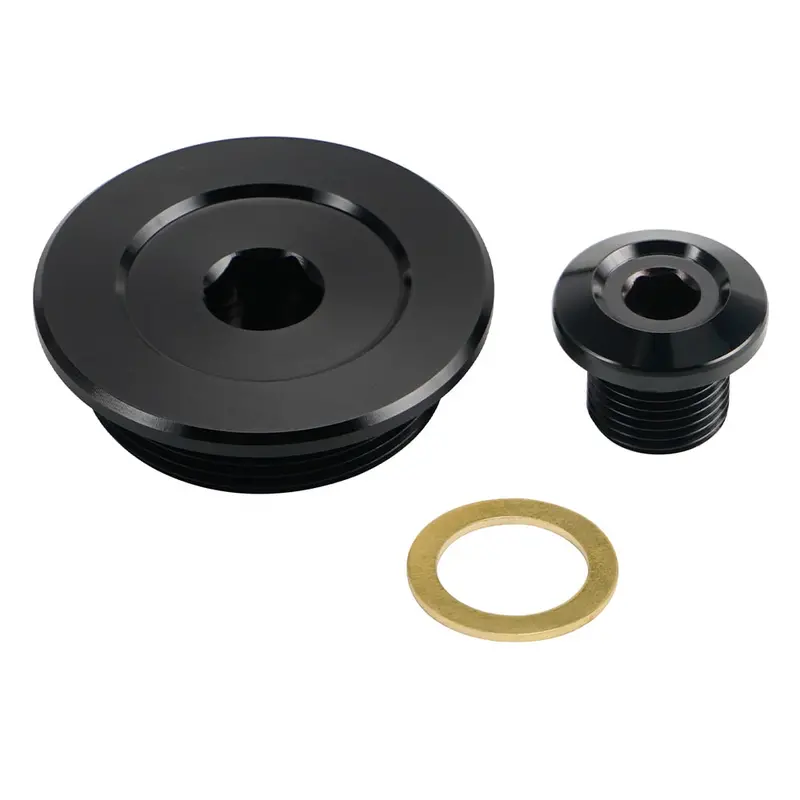 2Pcs Cnc Billet Screw Cover Plug Bolts For Suzuki Drz400/E/S/Sm 2000-2024 2