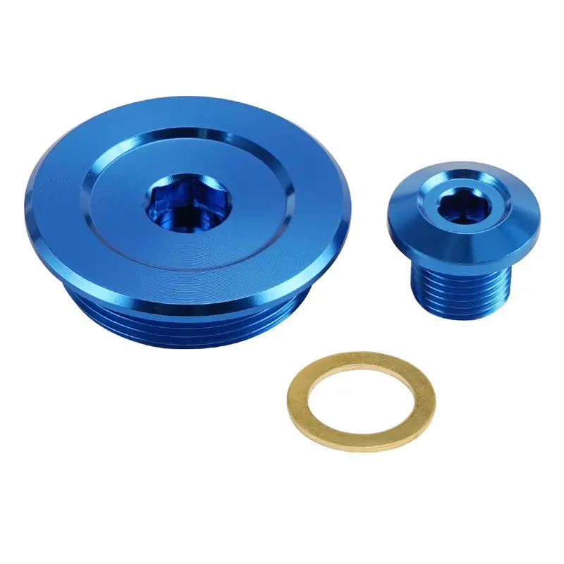 2Pcs Cnc Billet Screw Cover Plug Bolts For Suzuki Drz400/E/S/Sm 2000-2024 2