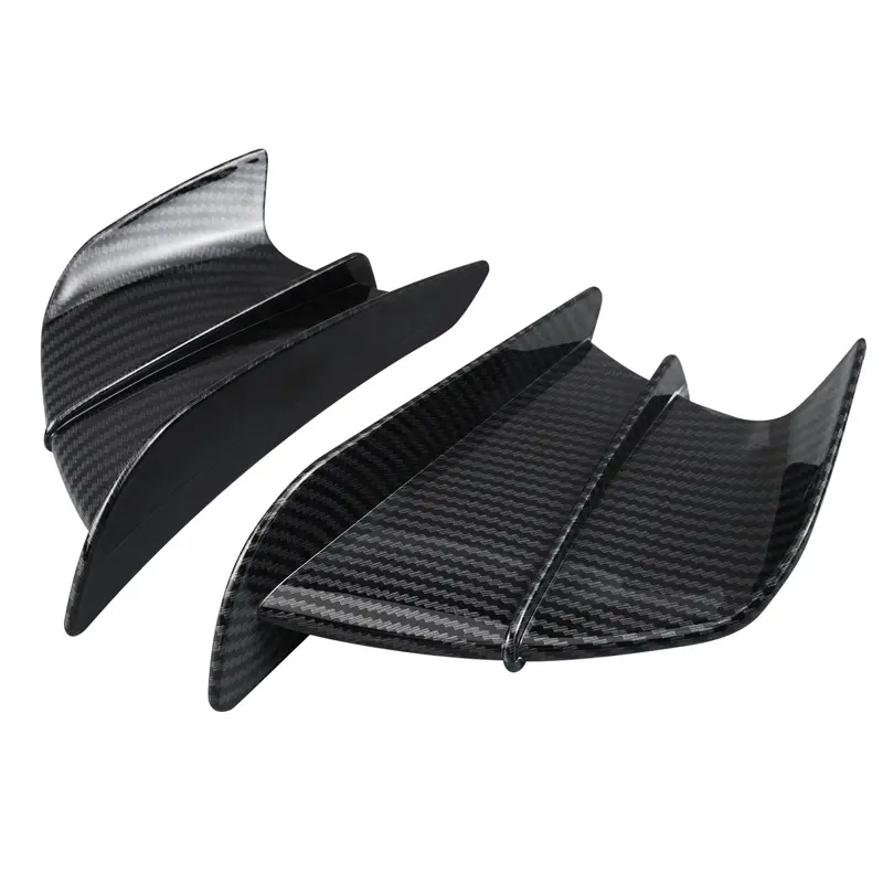 2Pcs Universal Motorcycle Side Winglet Air Deflector Spoiler 1