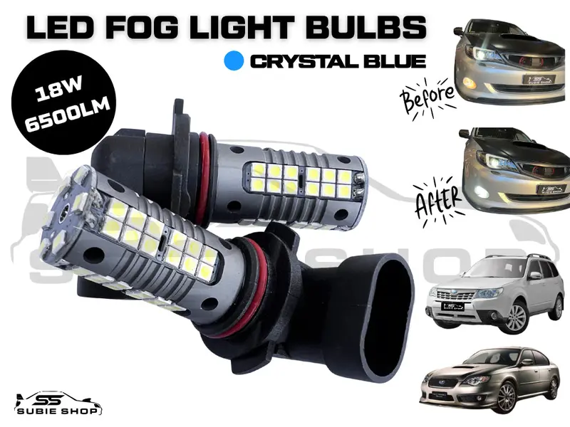 2X Led Fog Light Bulb Lamp Kit For 6-14 Subaru Impreza Wrx Liberty Forester Blue 1