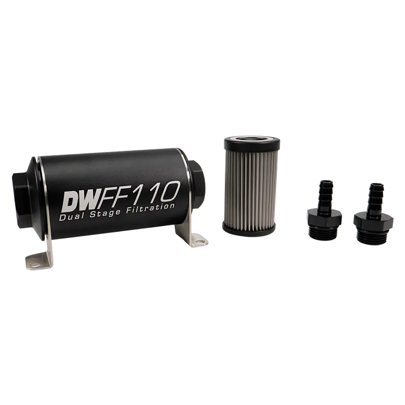 3/8 In, 10 Micron, 110Mm In-Line Fuel Filter Kit 1