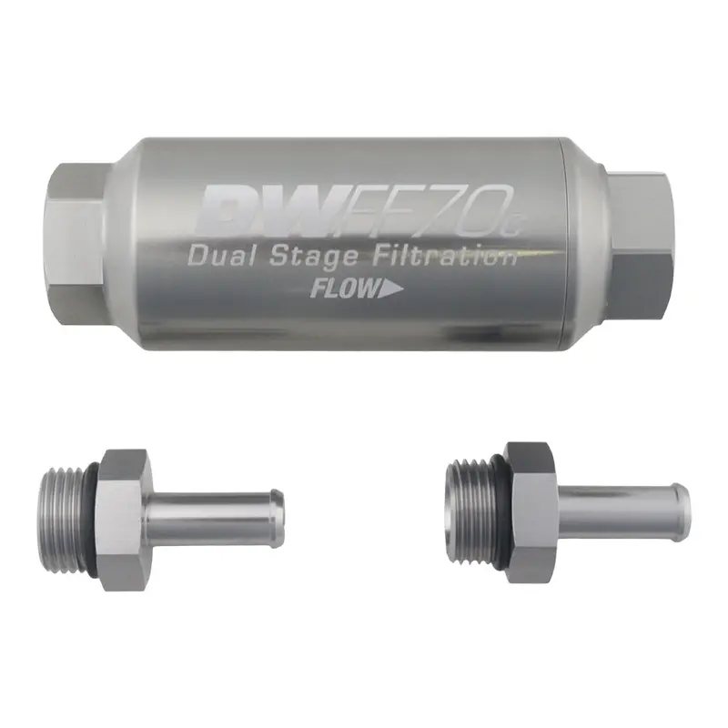 3/8 In, 10 Micron, 70Mm Compact In-Line Fuel Filter Kit 1