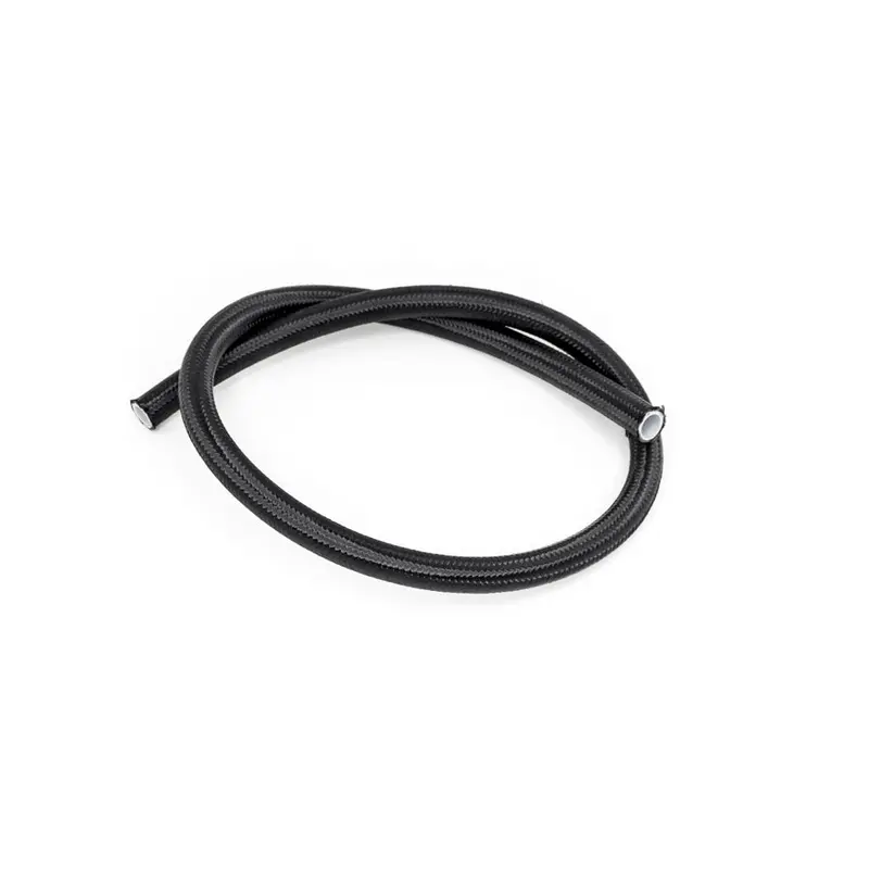 3 Ft, 8An Black Nylon Braided Ptfe Hose 1