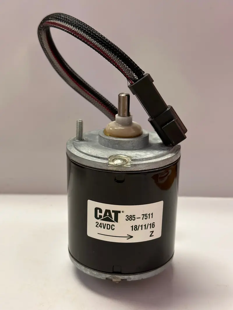 385-7511 Motor Assy - Blower 27V, 3A - Caterpillar Part 1