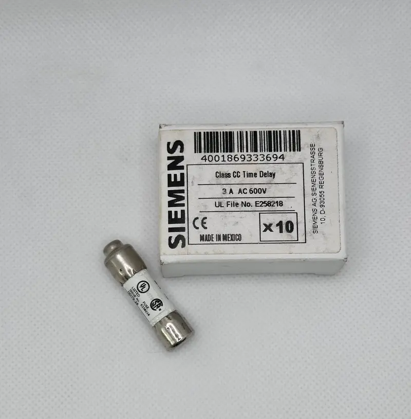 3Nw1030-0Hg Cylindrical Fuse Links, 3A, Ac 600V - Box Of 10 1