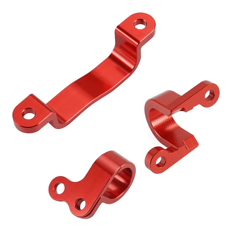 3Pcs Rear Brake Line Guide Cable Clamps For Honda Crf450r/X Crf250r 2