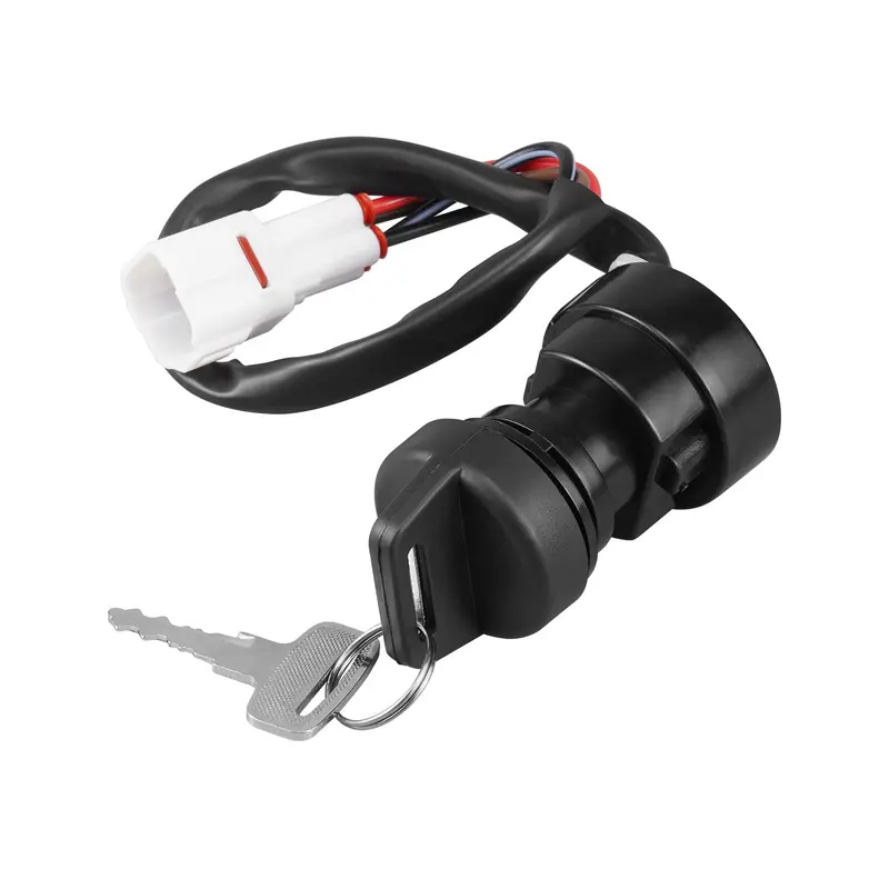 4 Pins Atv Ignition Key Switch For Yamaha Warrior 350 Yfm350 1996 1997 1998-2001 1
