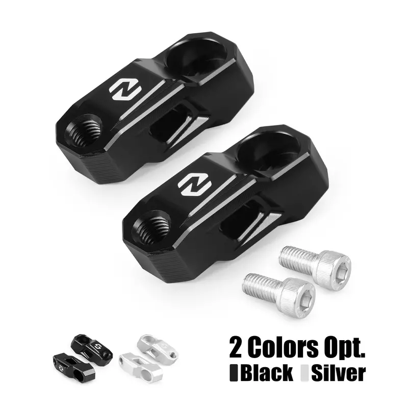 40Mm Mirror Extender Riser For Bmw R1250gs 19-23 R1200gs 13-18 1
