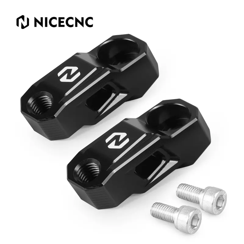 40Mm Mirror Extender Riser For Bmw R1250gs 19-23 R1200gs 13-18 1