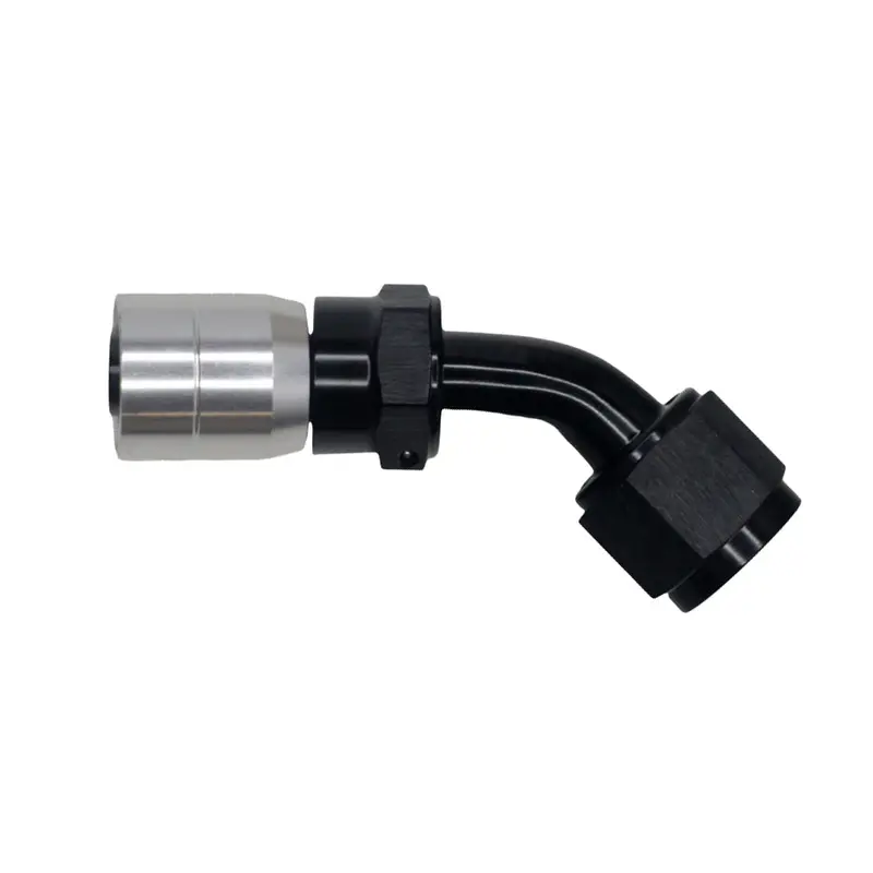 45-Deg. 8An Swivel Crimp Cpe Hose End 1