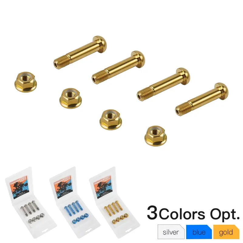4Pcs Front Shock Mount Bolts & Lock Nuts For Yamaha Raptor 700 2006-2020 1