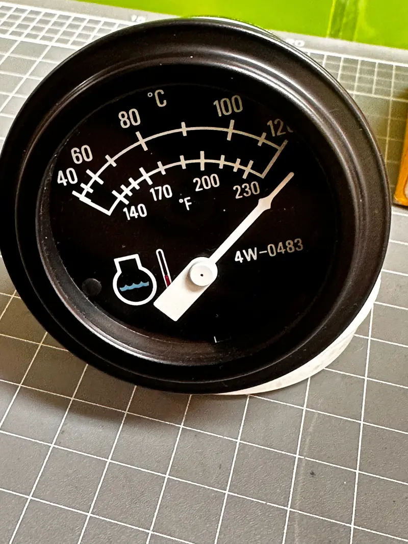 4W-0483 Indicator Assy-Coolant Temp 1