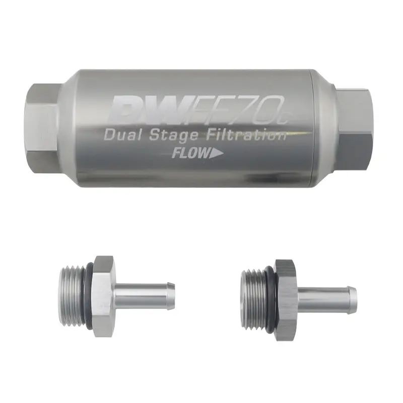5/16 In, 10 Micron, 70Mm Compact In-Line Fuel Filter Kit 1