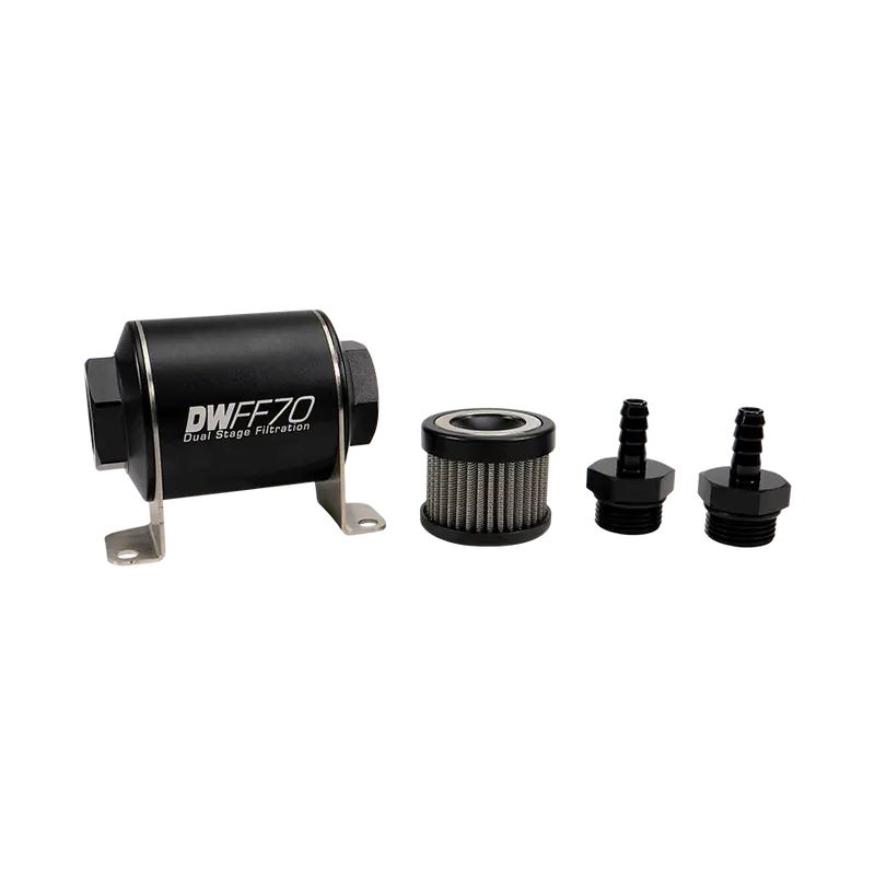 5/16 In Barb, 5 Micron, 70Mm In-Line Fuel Filter Kit 1