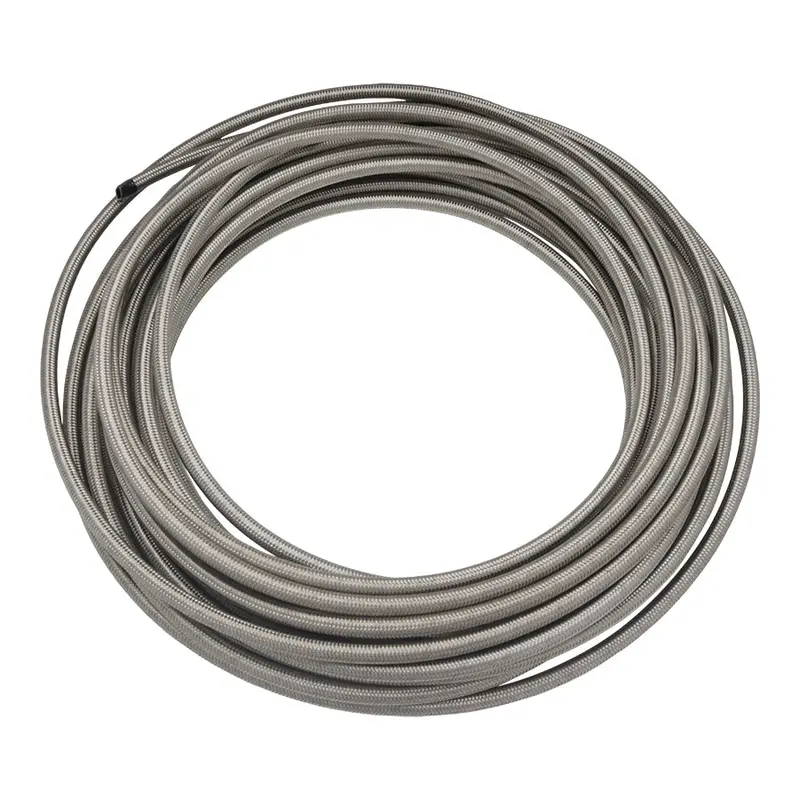 50 Ft/ 8An Ss Double Braided Ptfe Hose 1