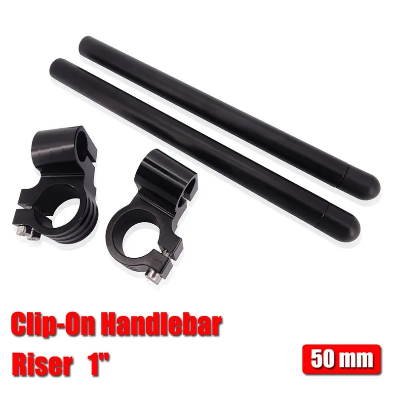 50Mm Clip-On Handlebar 1" Riser For Yamaha Honda Suzuki Kawasaki 1