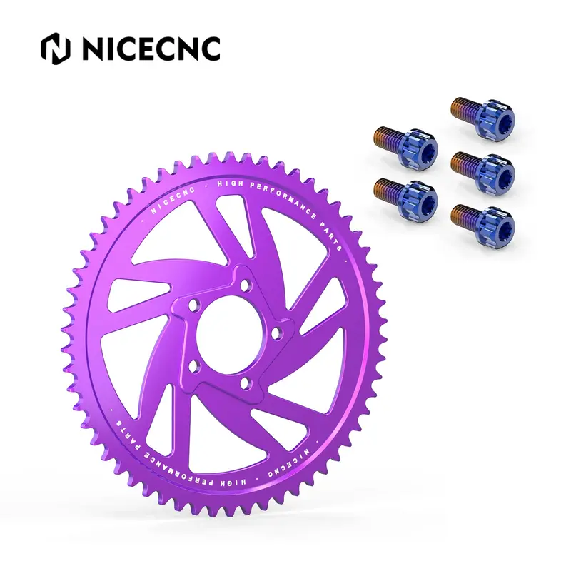 58T Rear Sprocket & Sprocket Bolts For Surron Light Bee Segway X160 X260 1