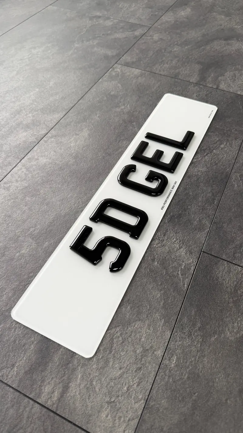 5D Gel Number Plates 1