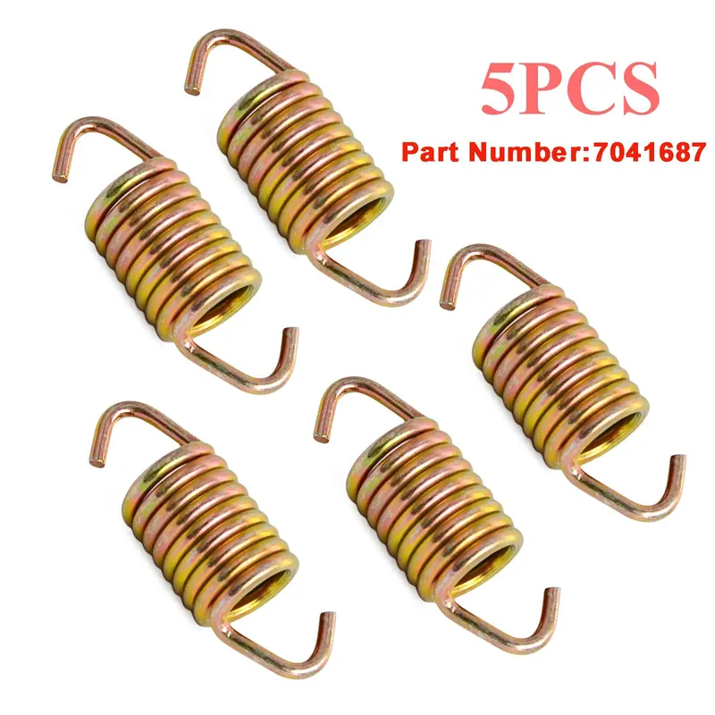 5Pcs Exhaust Pipe Spring For Polaris Snowmobile, Atv,Utv 1998-2012 1