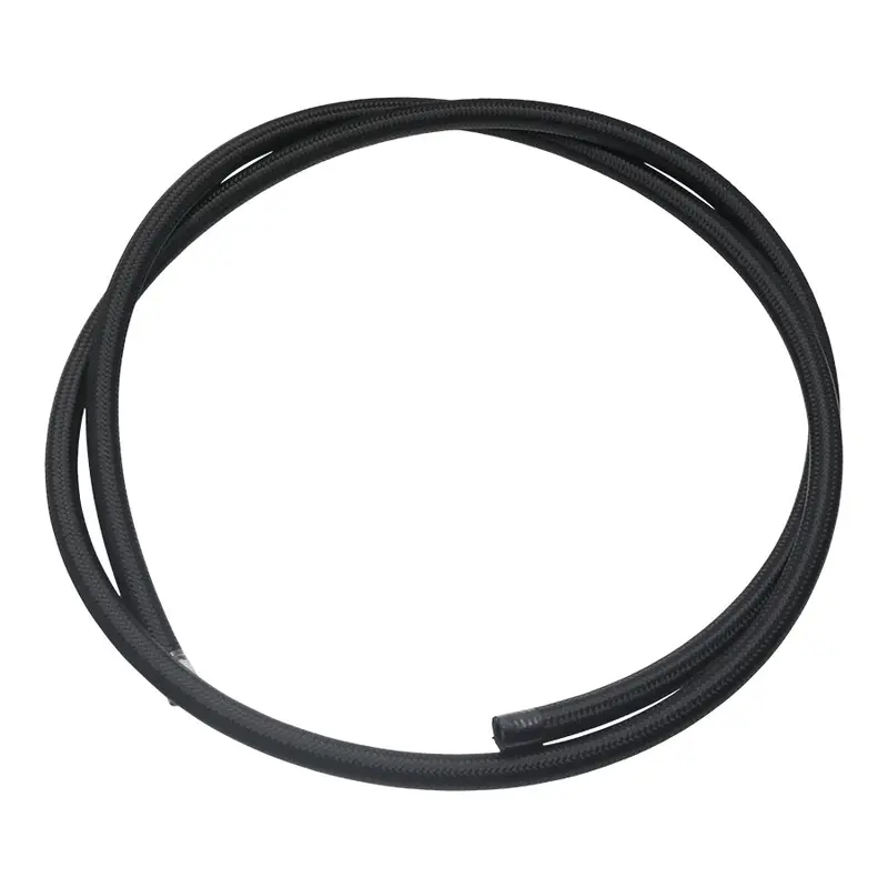 6 Ft, 6An Black Nylon Braided Ptfe Hose 1